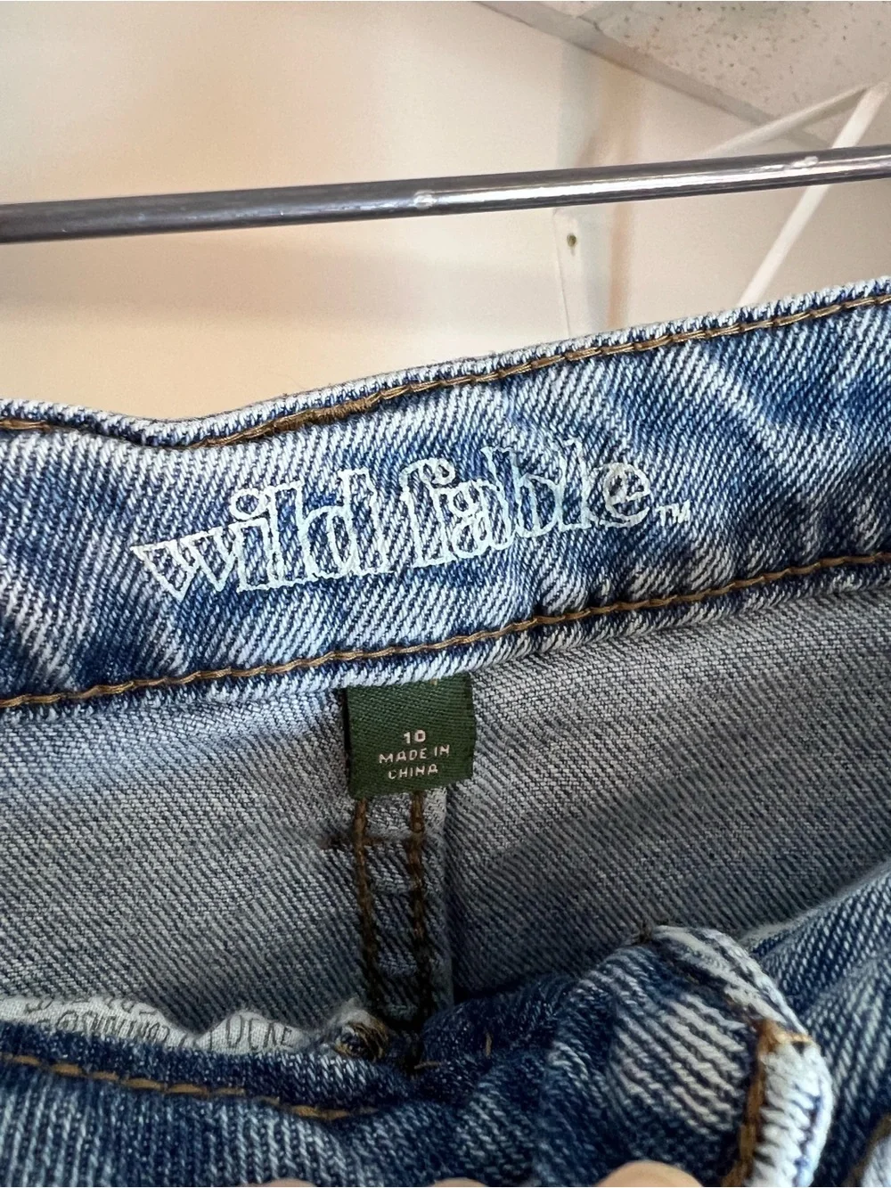 Wild Fable High Rise Light Wash Skater Jeans- 10
